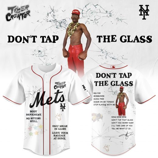 NY Mets x Tyler The Creator – Don’t Tap The Glass 2025 Limited Edition Jersey