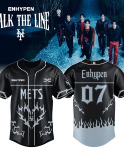 NY Mets x Enhypen Walk The Line Tour 2025 Jersey Editions Limited