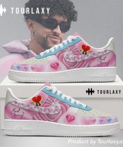 Pink – Bad Bunny AF1 Shoes