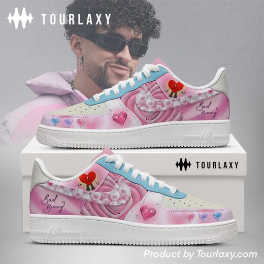 Pink – Bad Bunny AF1 Shoes