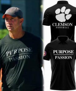 Dabo Swinney Clemson Tigers Football Purpose/Passion Polo Shirt 2025