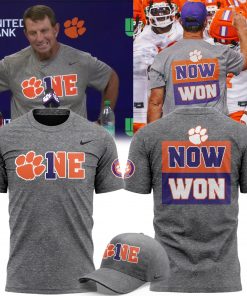 Dabo Swinney Clemson Tigers Now Won Tshirt 2025