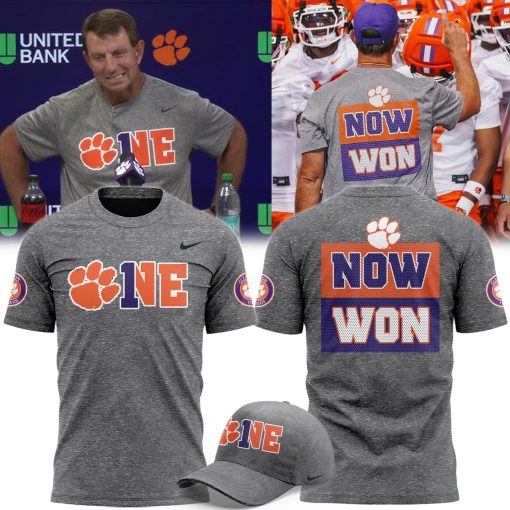 Dabo Swinney Clemson Tigers Now Won Tshirt 2025