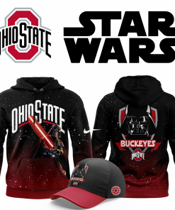Ohio State Buckeyes 2025 Star Wars Darth Vader Hoodie