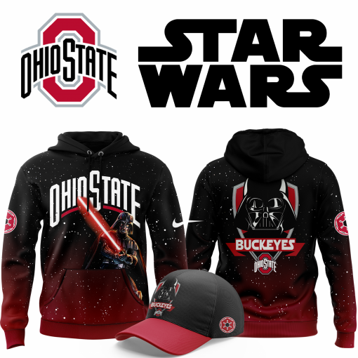 Ohio State Buckeyes 2025 Star Wars Darth Vader Hoodie