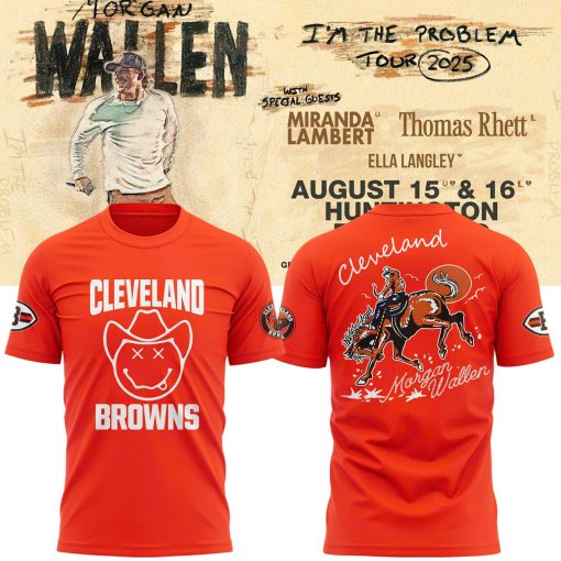 Cleveland Browns x Morgan Wallen Tour T-shirt