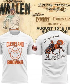 Cleveland Browns x Morgan Wallen Tour T-shirt (White)