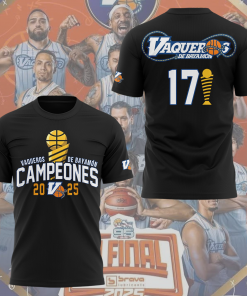 Vaqueros de Bayamon Champions Baloncesto Superior Nacional 2025 Tshirt