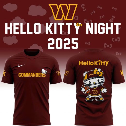 Special New Commanders x Hello Kitty Tshirt