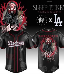 LA Dodgers x Sleep Token ” Even in Arcadia Tour 2025 ” Jersey Limited Edition