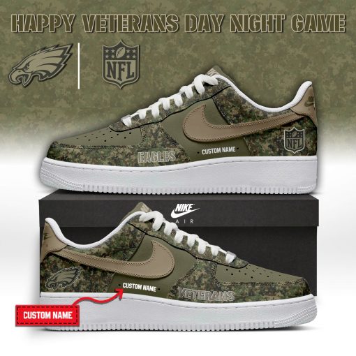 Philadelphia Eagles × Happy Veteran Day AF1 Sneakers