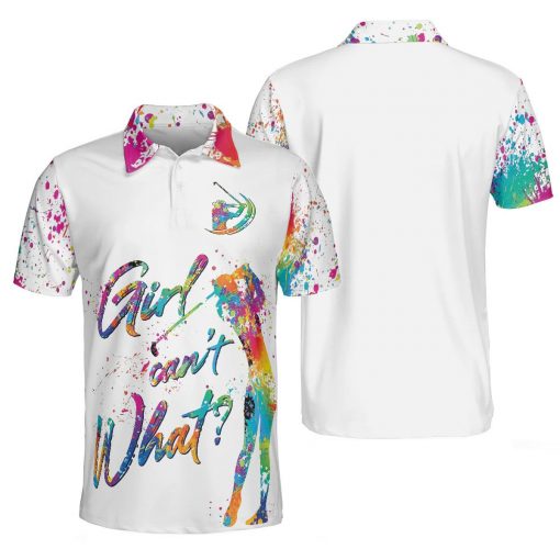 Girl Can’t What Golf Men Polo Shirt