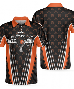 Happy Halloween Happy Bowling Polo Shirt