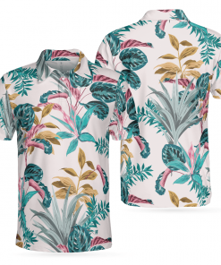 Exotic Tropical Plants Tropical Themed Polo Shirt