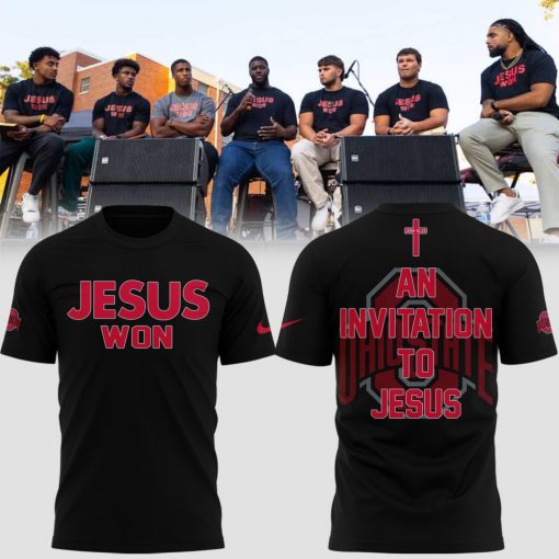 Special New Ohio State Football JESUS WON “An Invitation To Jesus” Tshirt 2025