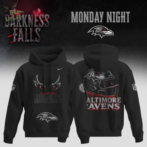 Baltimore Ravens “Darkness Falls” 2025 Monday Night Special Edition Hoodie