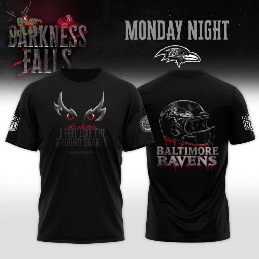 Baltimore Ravens “Darkness Falls” 2025 NFL Special Editions T-Shirt