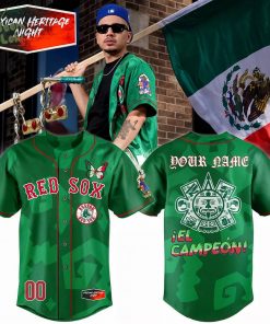 Boston Red Sox Mexican Heritage Night-3D Baseball Jersey