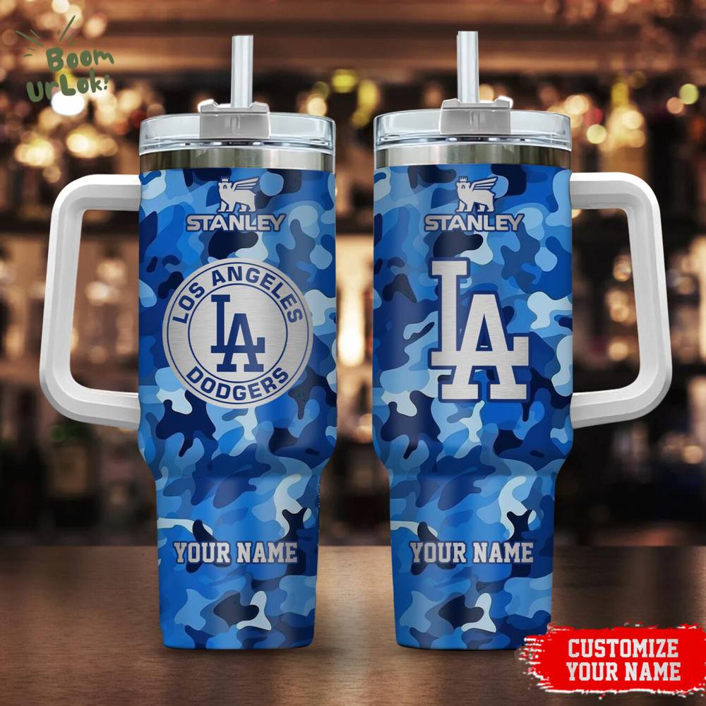 Camouflage MLB 40oz Stanley Tumbler For Fan Camouflage MLB 40oz Stanley Tumbler For Fan