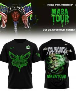 Charlotte Hornets X NBA Young Boy: MASA Tour Merch Shirt