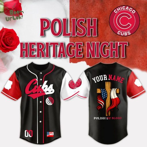 Chicago Cubs x Polish By Blood American Heritage Night 2025-3D Baseball Jersey