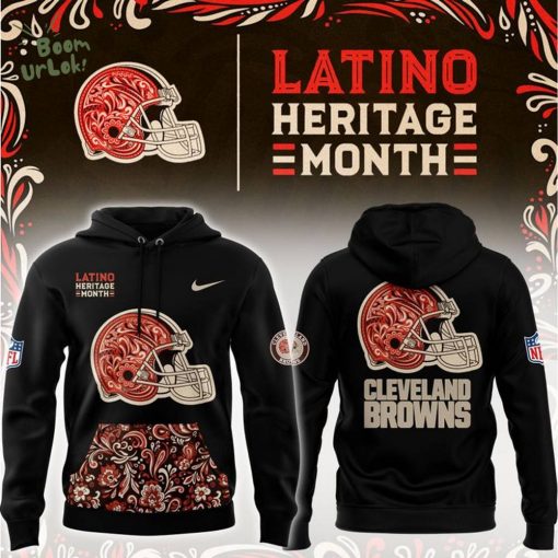 Cleveland Browns 2025 Latino Heritage Month Hoodie