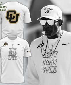 Coach Prime “I AIN’T HARD TO FIND” T-Shirt – Limited Edition