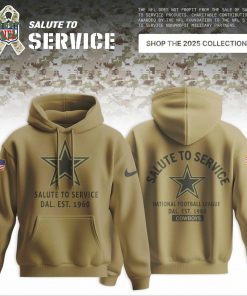 Dallas Cowboys 2025 NFL Salute to Service Limited Hoodie