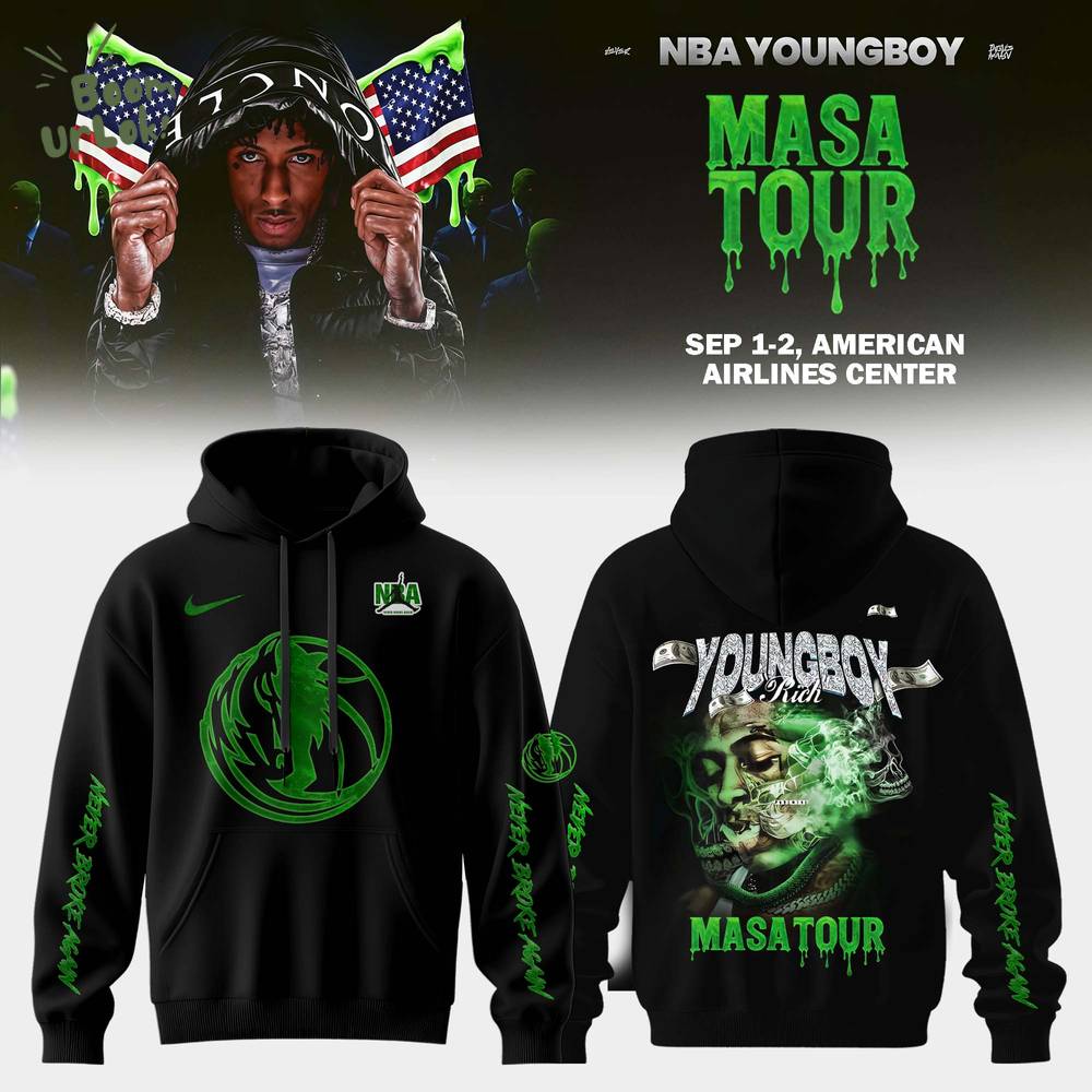 Dallas Mavericks X NBA Young Boy: MASA Tour Merch Dallas Mavericks X NBA Young Boy: MASA Tour Merch