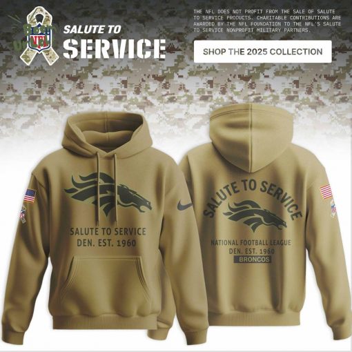 Denver Broncos 2025 NFL Salute to Service Limited Hoodie