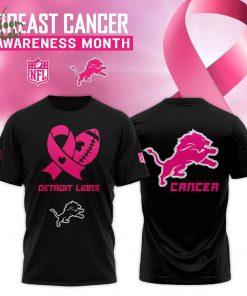 Detroit Lions The Breast Cancer Awareness Month 2025 Limited TShirt