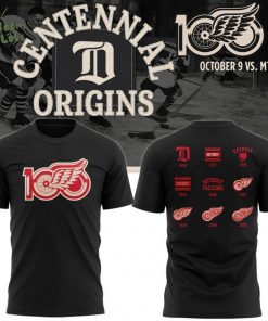 Detroit Red Wings Centennial Original Limited T-shirt 2025