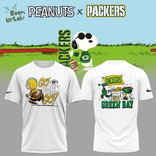 Green Bay Packers X Snoopy 2025 New Season Collection Tshirt