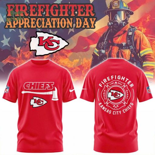 Kansas City Chiefs Firefighter Application Combo Tshirt