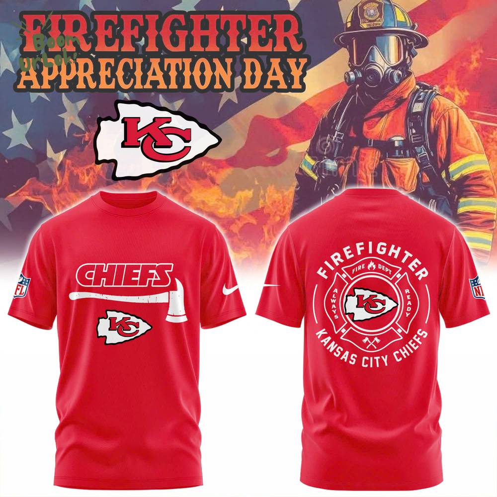 Kansas City Chiefs Firefighter Application Combo Tshirt Kansas City Chiefs Firefighter Application Combo Tshirt
