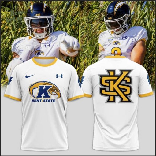 Kent State Golden Flashes White Uniform 2025 Tshirt