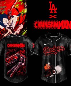 LA Dodgers _ Chainsaw Man – The Movie: Reze Arc Limited Jersey