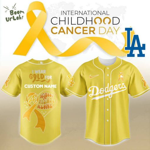 LA Dodgers Childhood Cancer Awareness Night Jersey