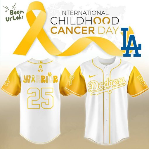 LA Dodgers Childhood Cancer Awareness Night Limited Jersey