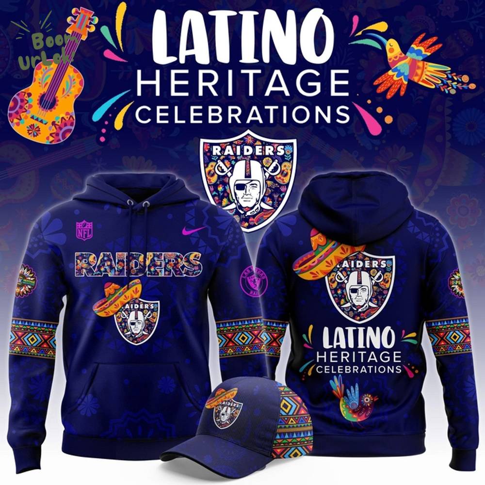 Las Vegas Raiders x Latino Heritage Celebrations Hoodie 2025 Las Vegas Raiders x Latino Heritage Celebrations Hoodie 2025