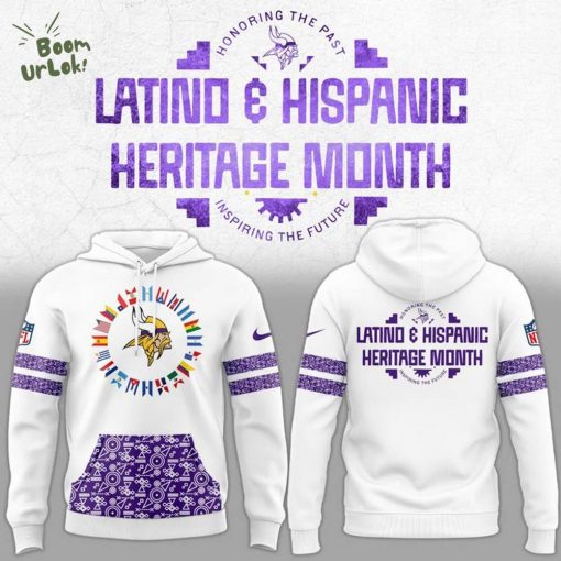 Limited Edition 2025 Latino & Hispanic Heritage Month Minnesota Vikings Hoodie