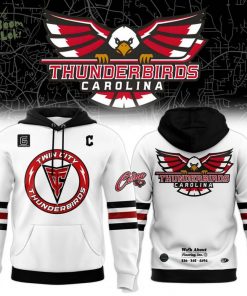 Limited Edition Carolina Thunderbirds New Hoodie Seasoon 2025-2026(White)