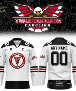 Limited Edition Carolina Thunderbirds New Jerseys Seasoon 2025-2026(White)