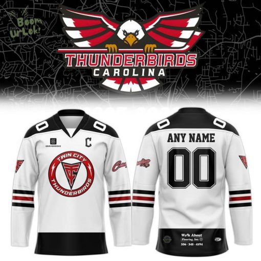 Limited Edition Carolina Thunderbirds New Jerseys Seasoon 2025-2026(White)