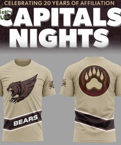 Limited Edition Celebrating 20 Years Of Affiliation Capitals Night 2025 Tshirt