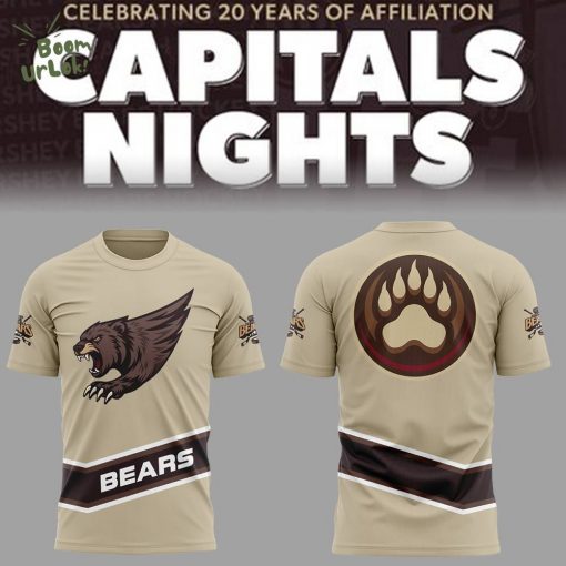 Limited Edition Celebrating 20 Years Of Affiliation Capitals Night 2025 Tshirt