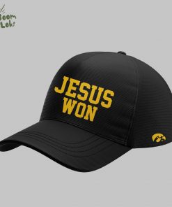 Limited Edition Hawkeye Football x JESUS WON 2025 Shirt