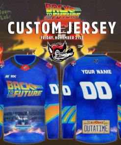Limited Edition Huntsville Havoc Back to the Future jersey 2025
