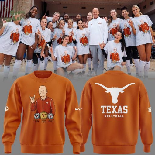 Limited Edition Texas Volleyball Coach Jerrittelliott Sweat 2025