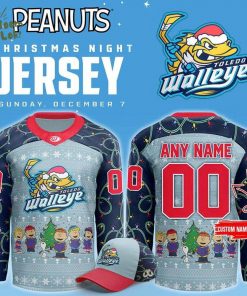 Limited Edition Toledo Walleye x Peanuts Day Jersey 2025